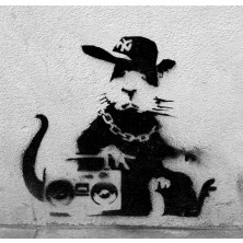 Banksy Ghetto Rat