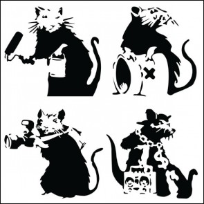 Banksy Street Rats