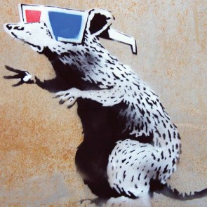 Banksy 3D Rat